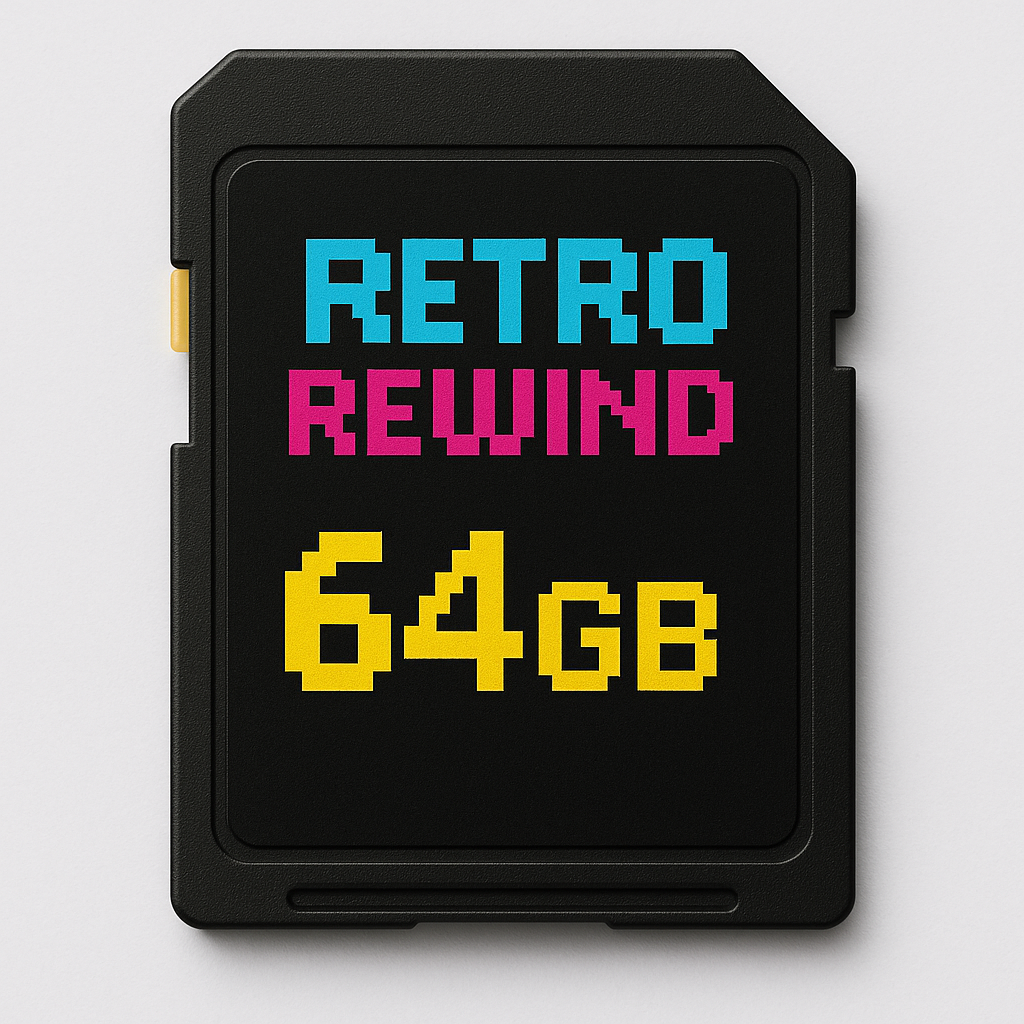 Q Retro Rewind - SD Card for R36S 50 000 games